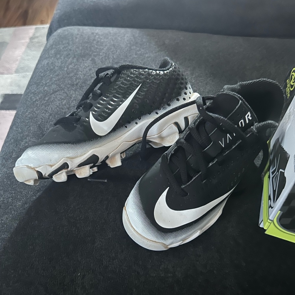 Nike Kids Vapor Ultrafly 2 Keystone AQ8151-003 Black Baseball Cleats Shoes 12C